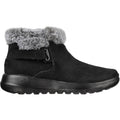 Skechers On-The-Go Joy First Glance Bottes Noires/Grises Pour Femmes En Cuir
