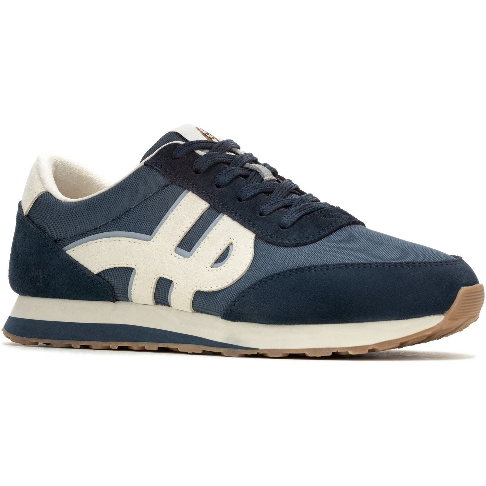 Hush Puppies Seventy8 Chaussures De Sport Pour Homme En Cuir Bleu Marine