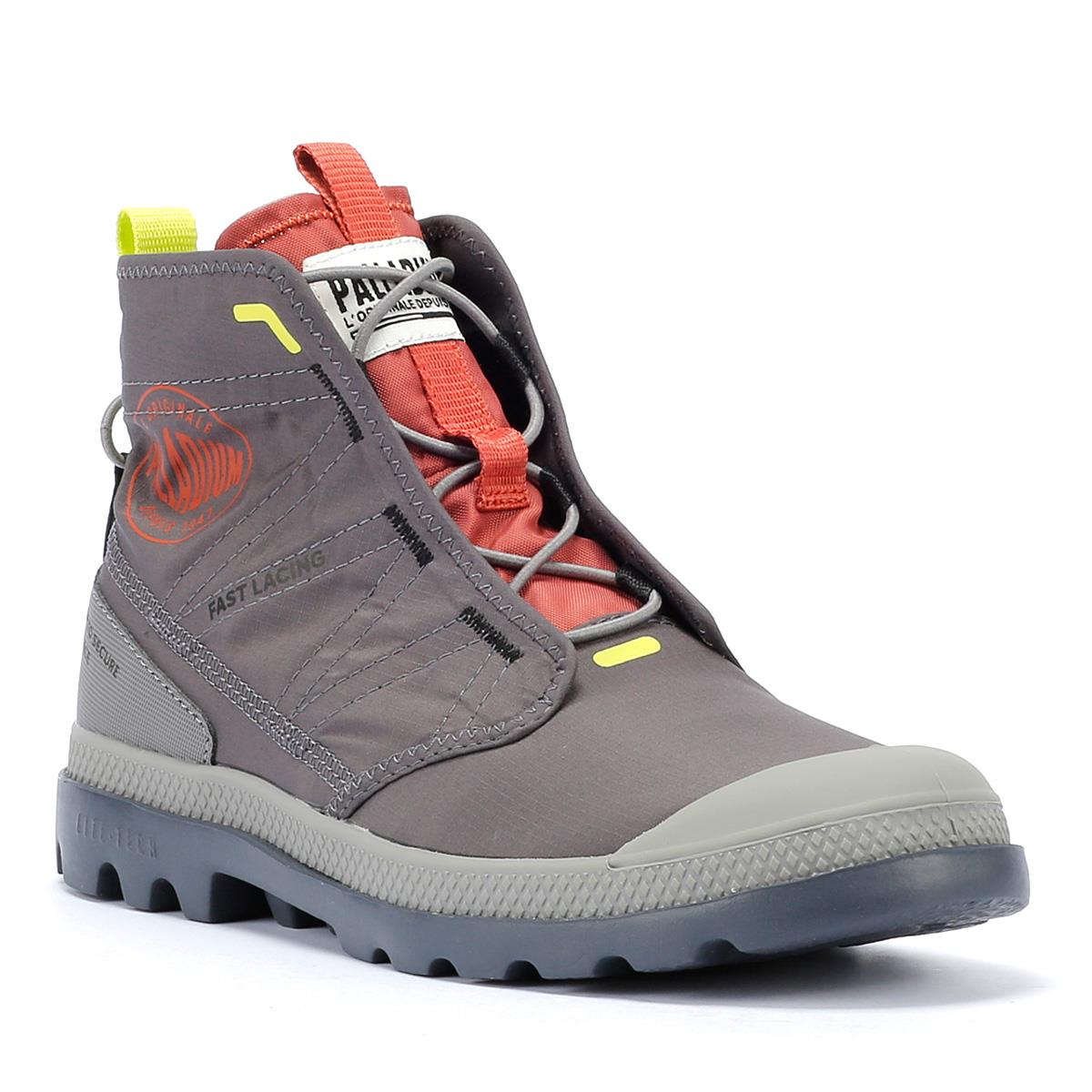 Palladium Pampa Travel Lite Bottes En Nylon Pour Homme, Couleur Asphalte