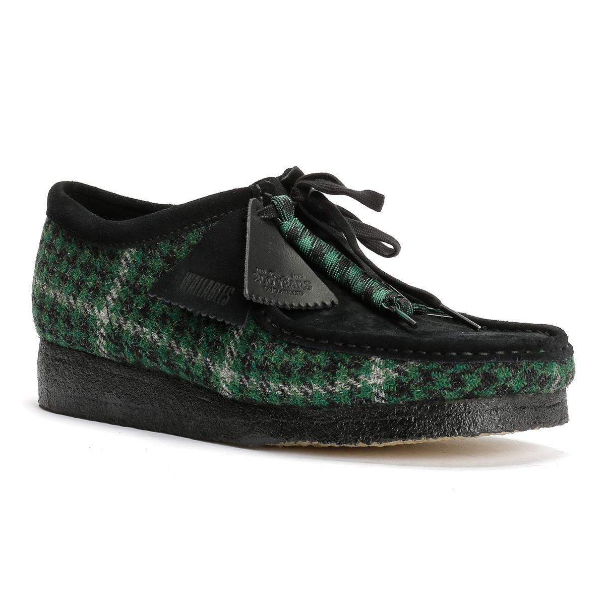 Clarks Originals Wallabee Chaussures Hommes En Textile Vert