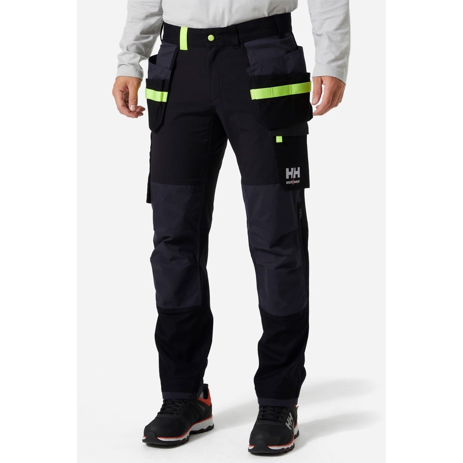 Helly Hansen Workwear Oxford 4X Construction Pantalon De Travail Noir Pour Homme