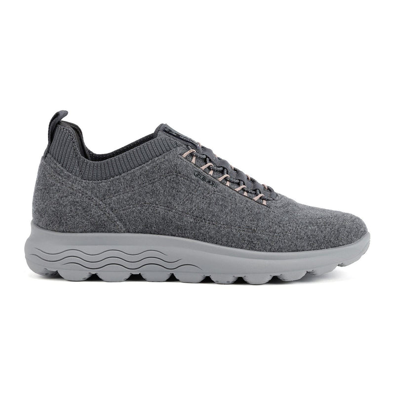 Geox D Spherica A Baskets Pour Femmes En Mélange De Laine Anthracite