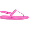 Crocs Miami Thong Flip Sandales roses pour femmes en Synthétique