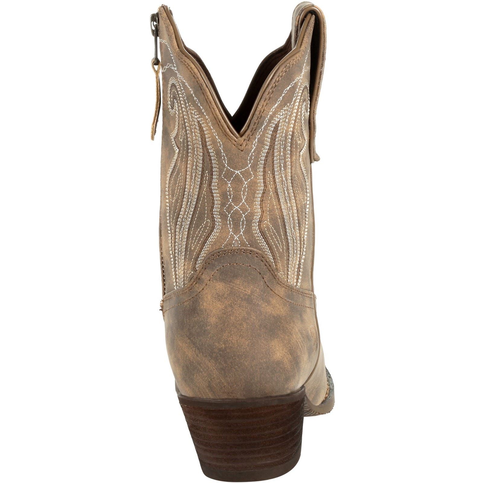 Durango Crush Bottes En Cuir Pour Femmes Driftwood