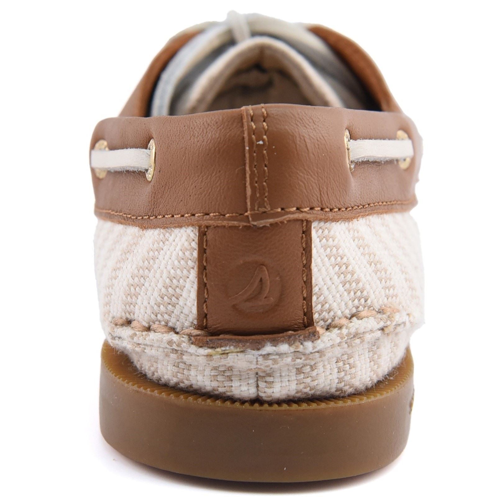 Sperry Authentic Original Bateaux En Textile Pour Femmes Blancs/Naturels