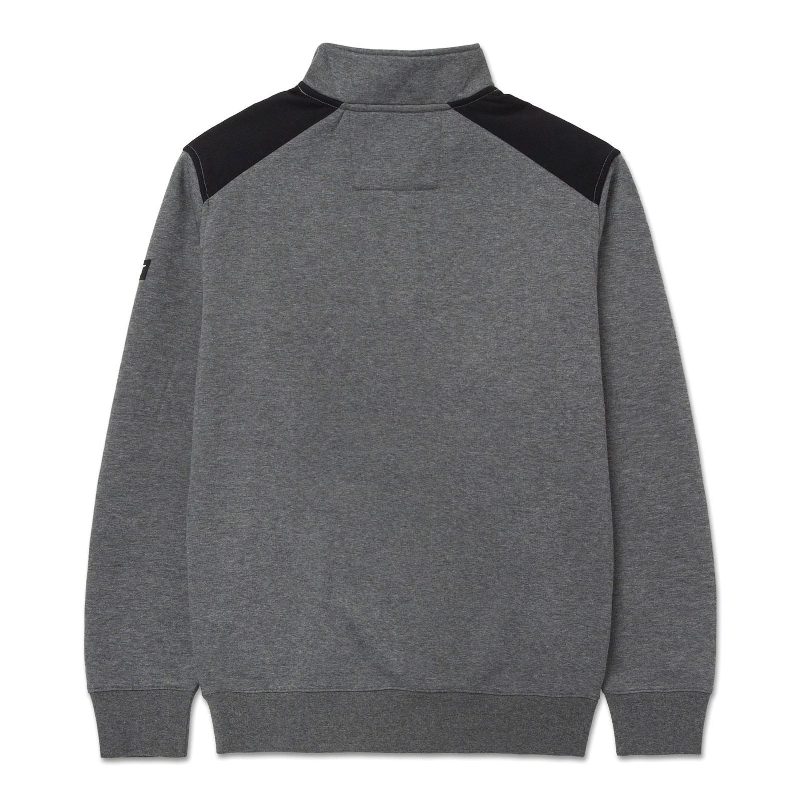 Caterpillar Essential 1/4 Zip Sweatshirt Gris En Polyester Pour Homme