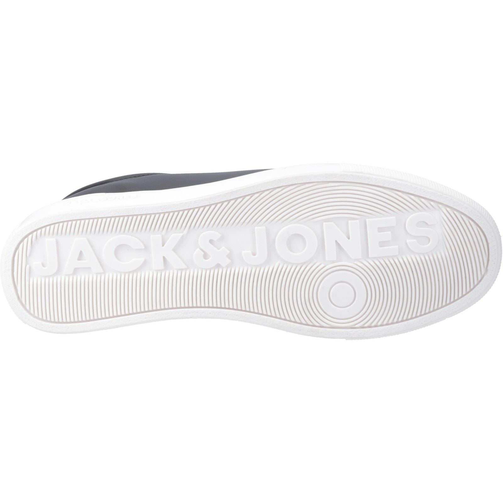 Jack & Jones Galaxy Baskets Anthracite En Cuir Pour Hommes