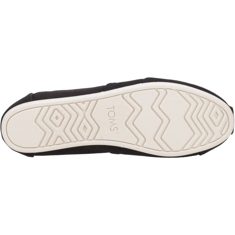 TOMS Alpargata Espadrilles Noires Pour Femmes En 100% Coton