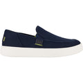 HEYDUDE Sunapee Canvas Mocassins Homme En Coton 100% Bleu Marine/Blanc