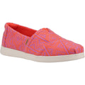 TOMS Alpargata Plus Espadrilles Pour Femmes En Flammes, 100% Coton