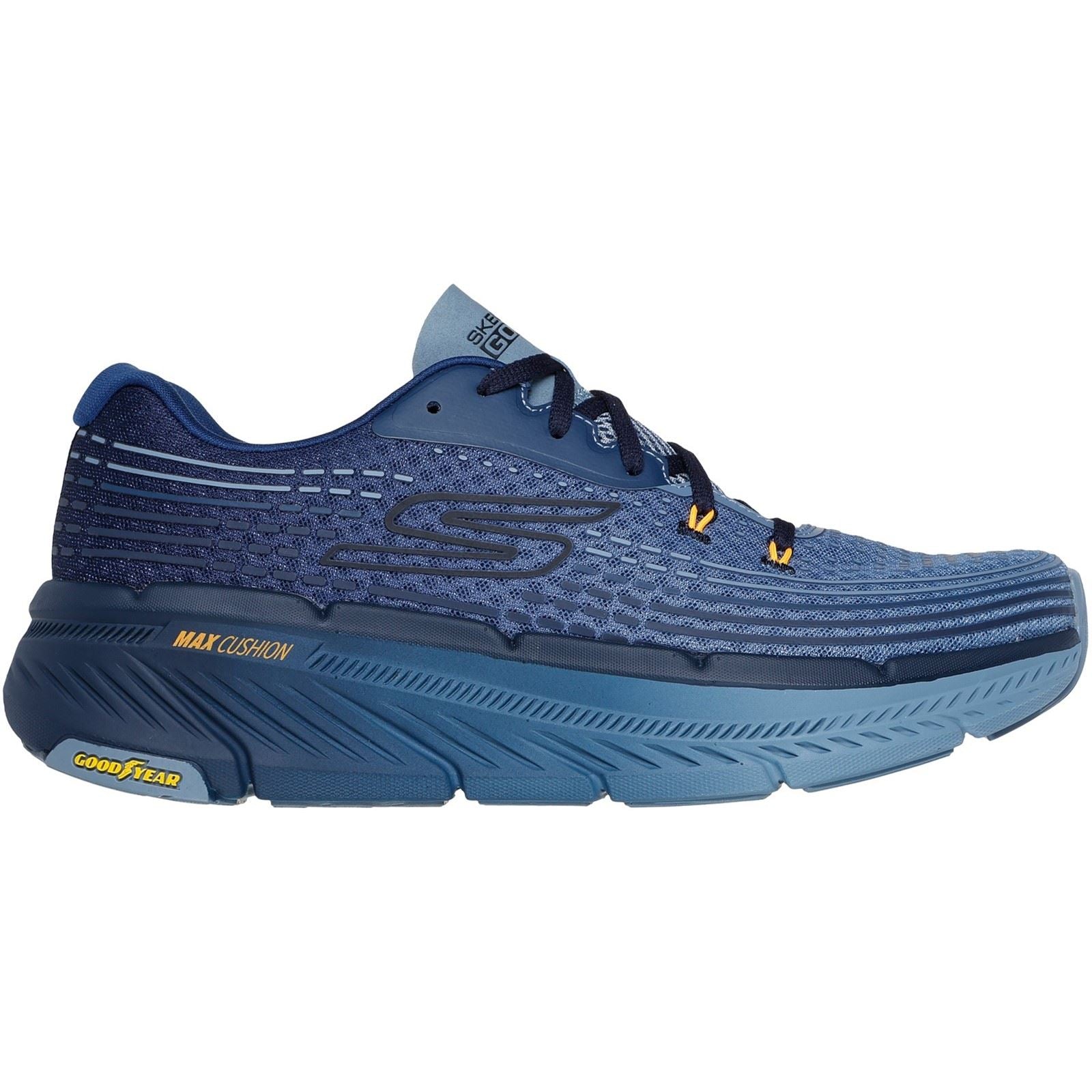 Skechers Performance Max Cushioning Premier 2.0 Vivid 2.0 Baskets En Polyester Pour Homme, Couleur Marine