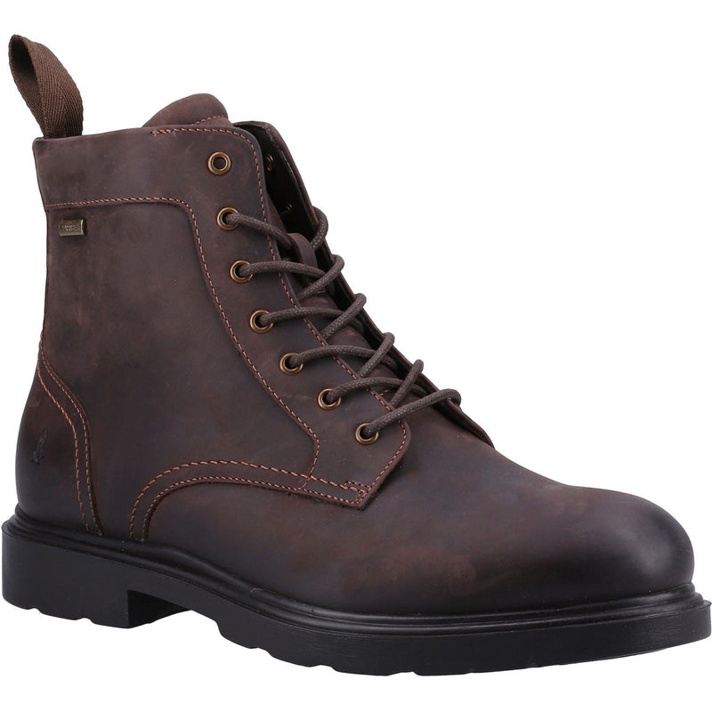 Hush Puppies Porter Bottes En Cuir Marron Pour Hommes