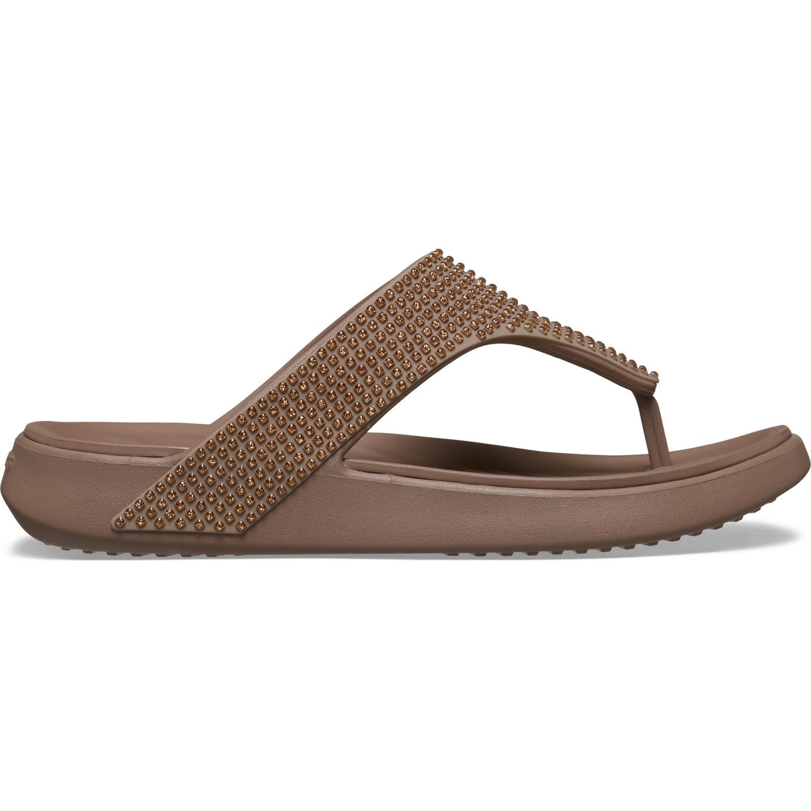 Crocs Getaway Triangle Sandales Latte Eva Pour Femmes
