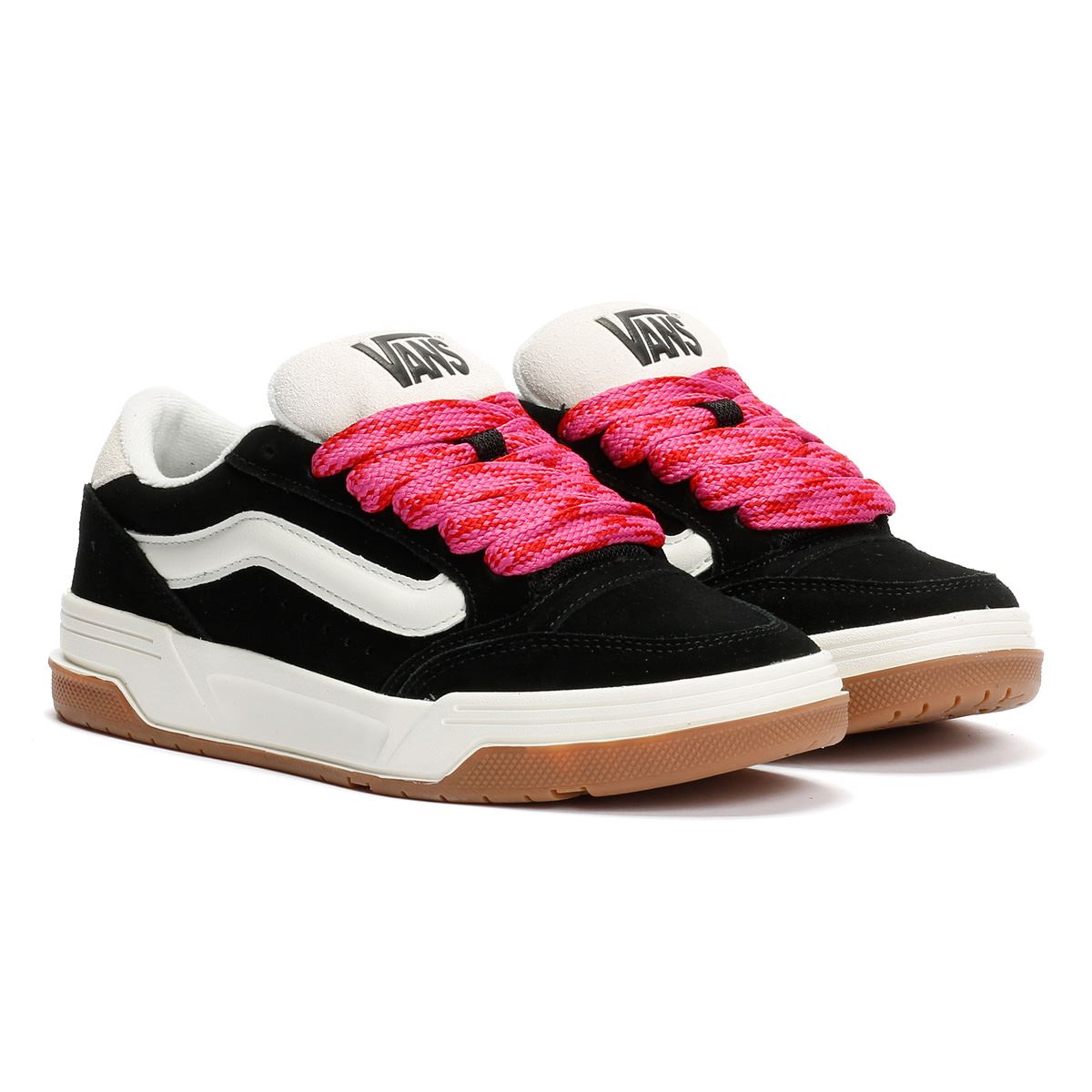 Vans Hylane Oversized Lace Baskets Noires Pour Femmes