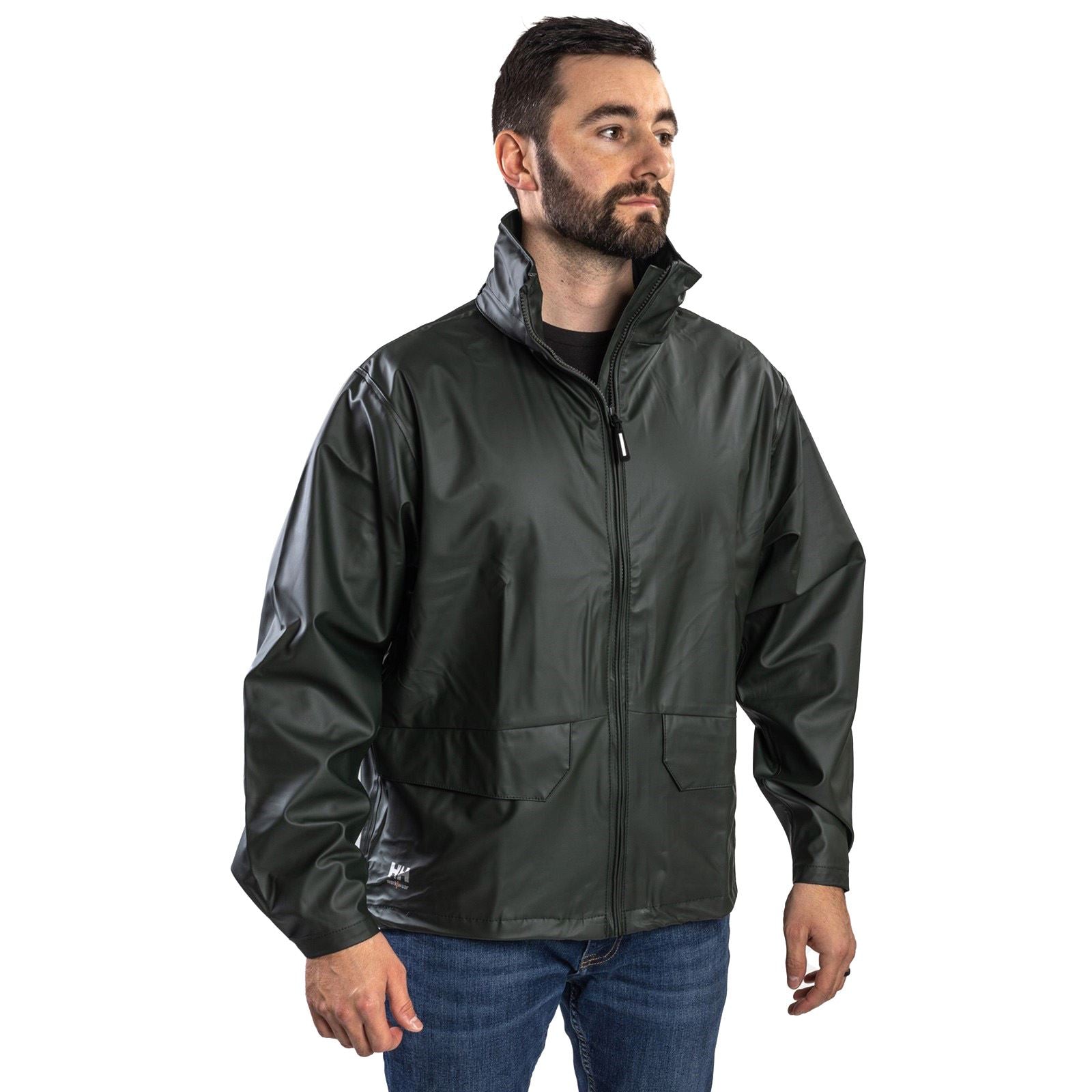 Helly Hansen Workwear Voss Veste De Pluie Verte Unisexe Pour Adultes