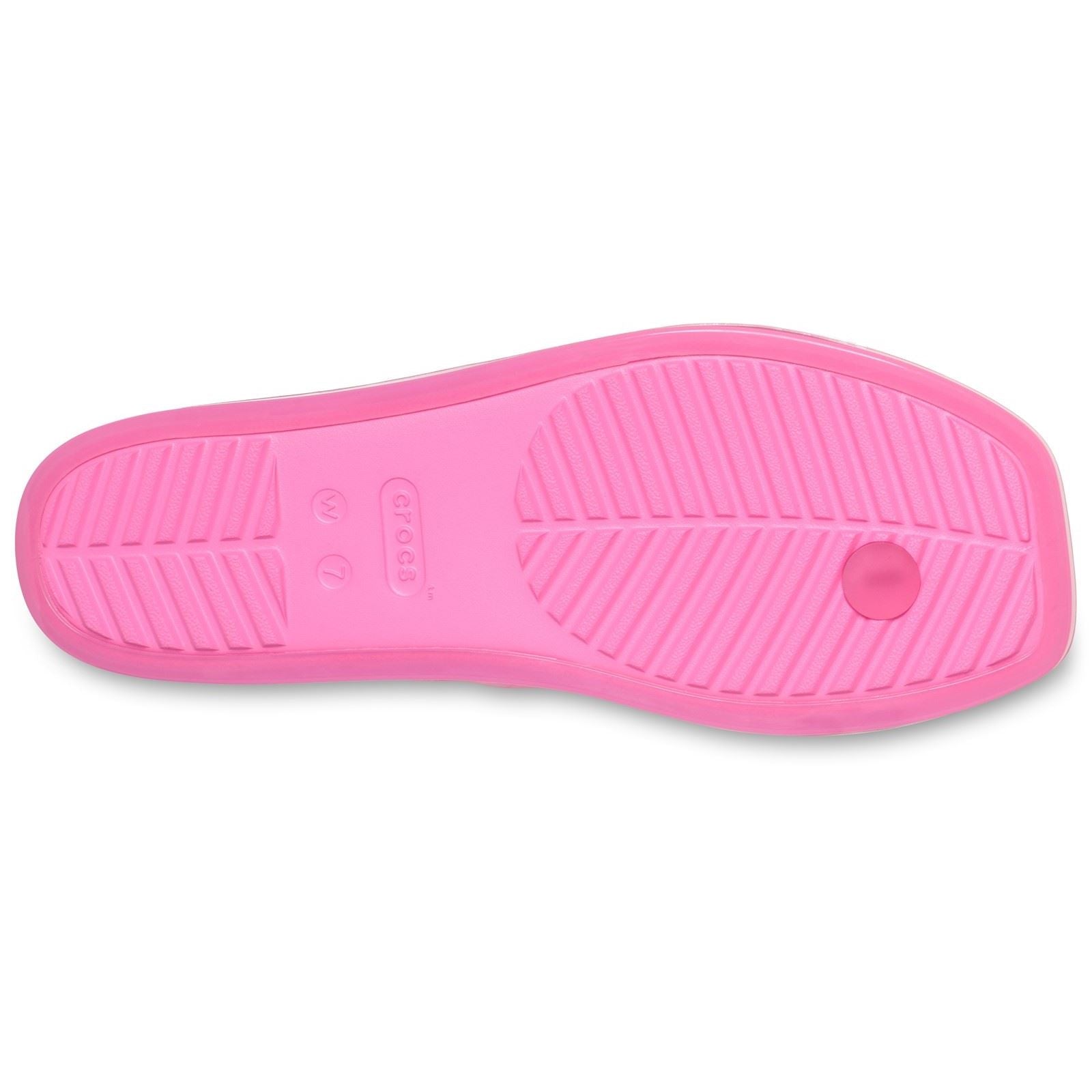 Crocs Miami Jely Toe Loop Sandales Eva Femme Citronnade Rose