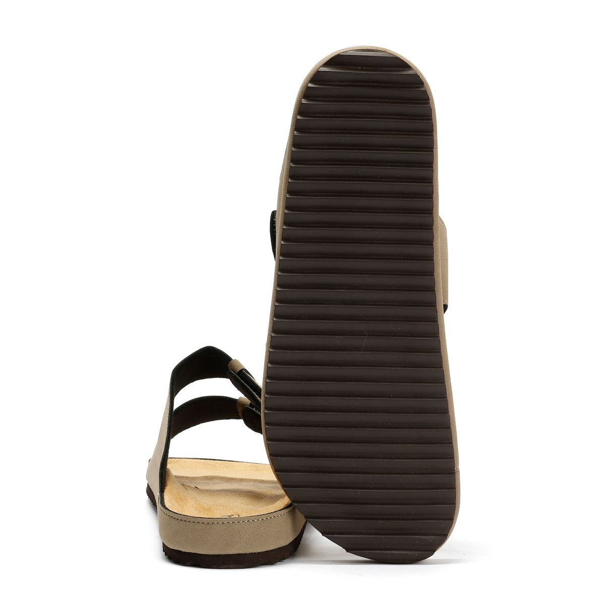 Penguin Panache Sandales Beiges Pour Hommes