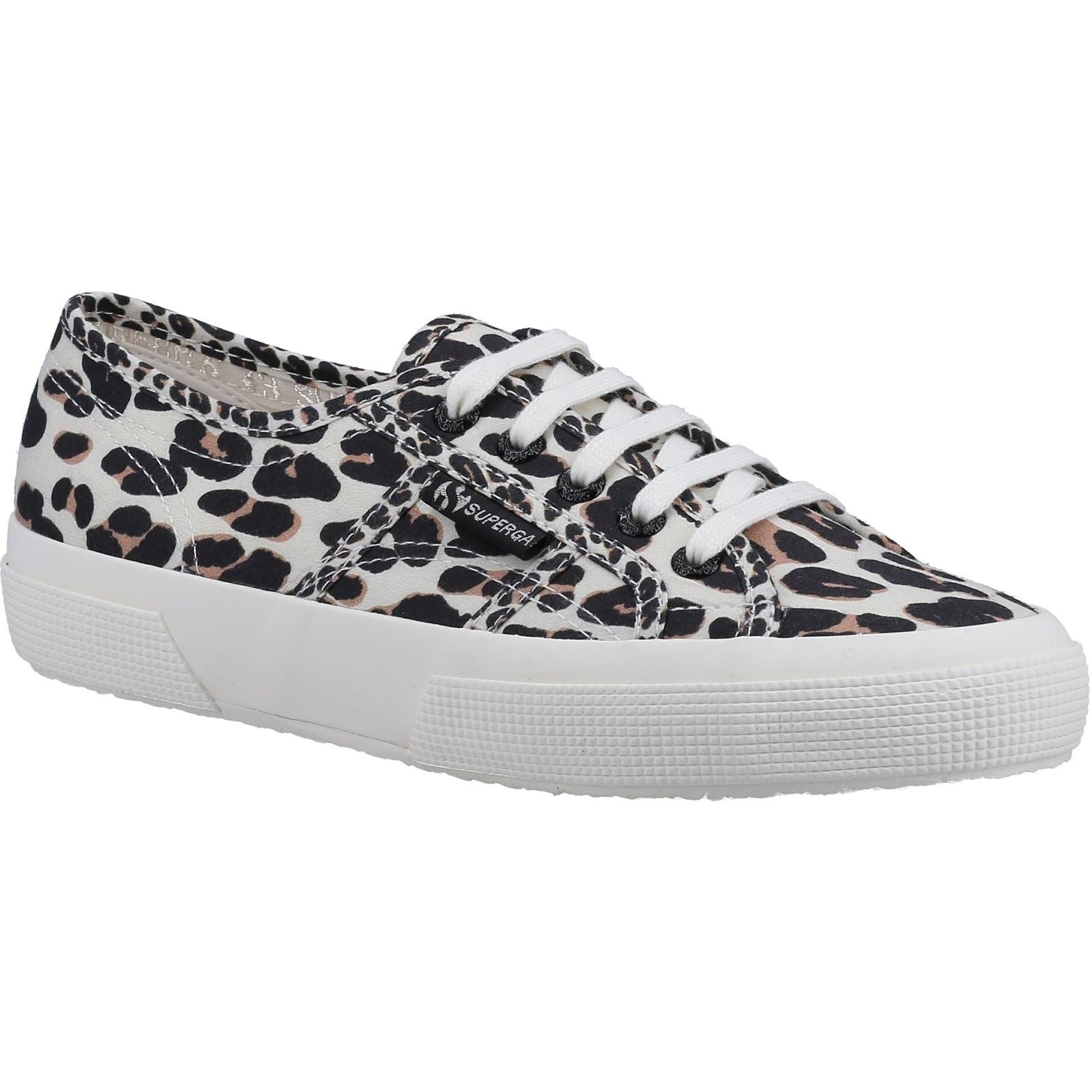 Superga 2750 Light Leopard Print Baskets Légères Léopard Beige Clair En Coton Pour Femme