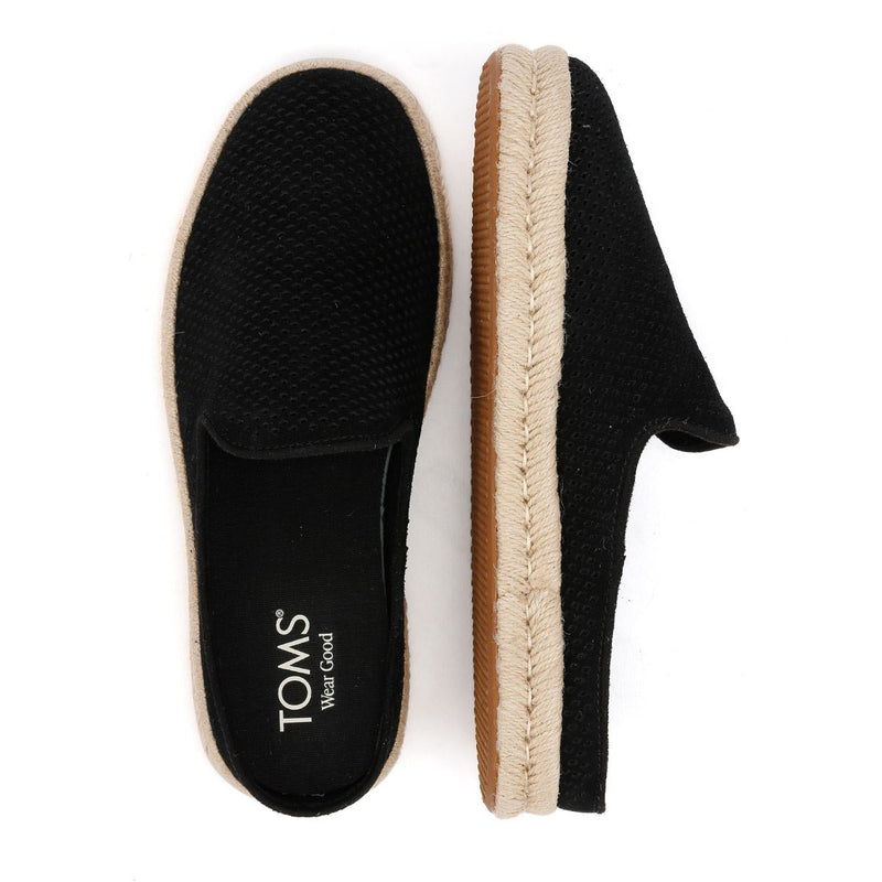 TOMS Santiago Sabots Noirs Pour Hommes En Suède