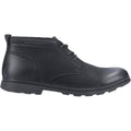 Hush Puppies Tyson Chukka Bottes Noires En Cuir Pour Hommes