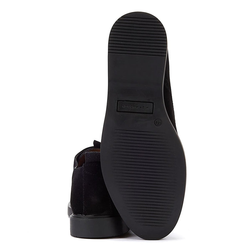 Hudson Barnstaple Lace Up Suede Shoe Men's Black Casual