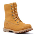 Timberland Warm Lined Waterproof Bottes Marron En Cuir Pour Femmes