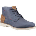 Pod Aries Bottes En Cuir Bleu Marine Pour Hommes