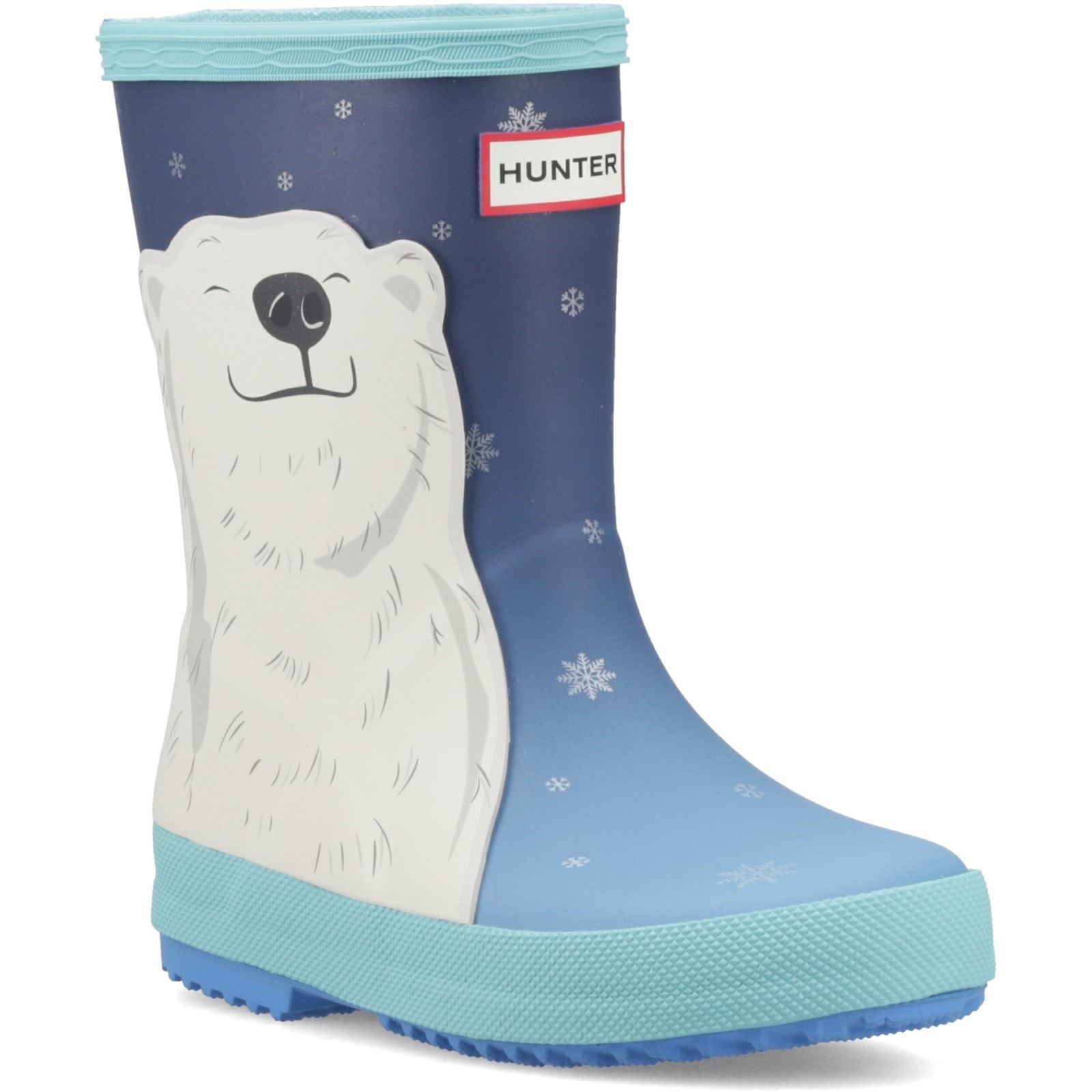 Hunter Kids First Insulated Boot Bottes En Caoutchouc Unisexe Pour Enfants Avec Motif Ours Polaire