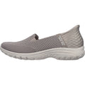 Skechers Reggae Fest 2.0 Guiding Baskets En Polyester Pour Femme De Couleur Taupe