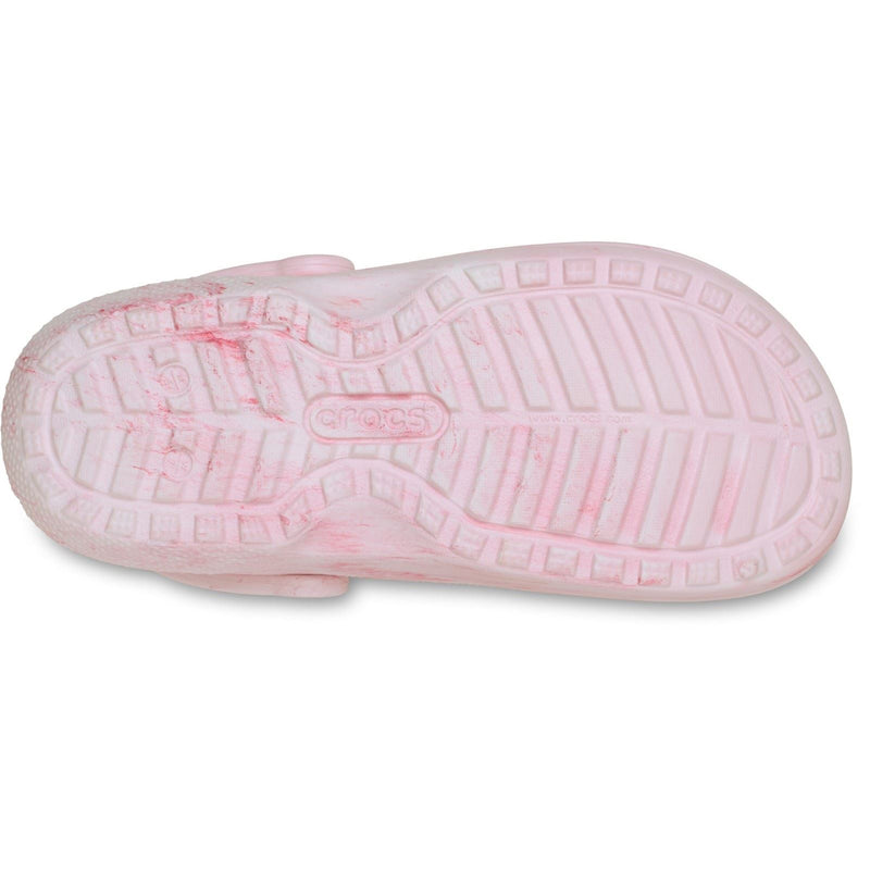 Crocs Classic Lined Clog Sabots En Plastique Thermoformable Pour Femmes En Rose Poudré