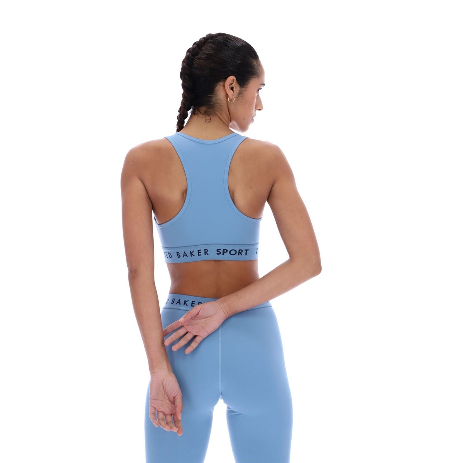 Ted Baker DIANA TBWSBA2525 Soutien Gorge De Sport Bleu En Polyester Pour Femmes
