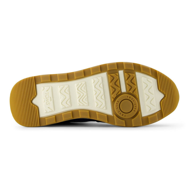 TOMS TRVL LITE Retro Chaussures De Sport Pour Homme En Cuir Bleu Marine