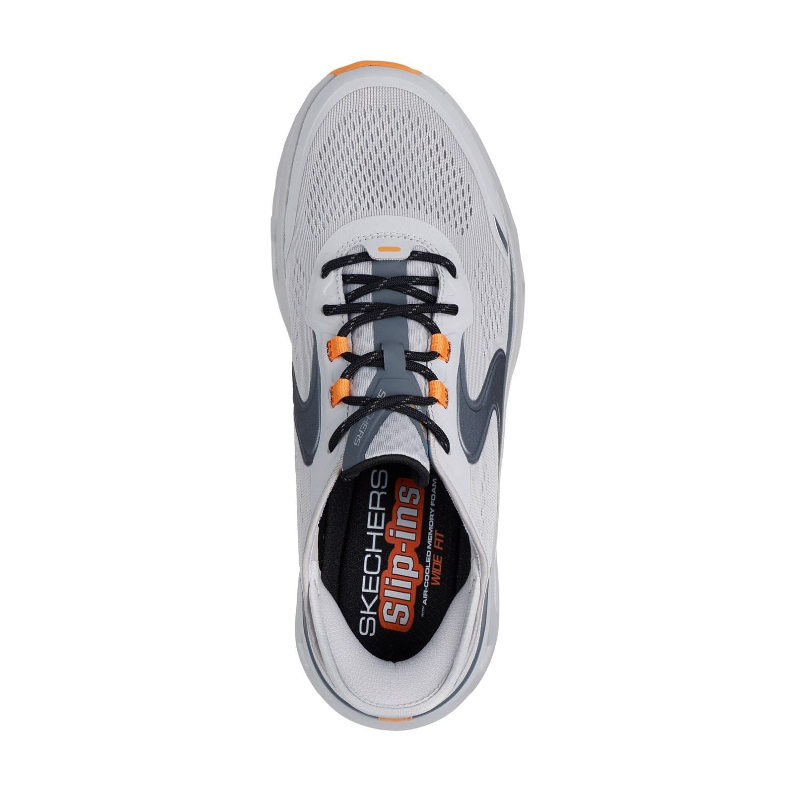 Skechers Glide-Step Altus Baskets Grises/Charbon Synthétiques Pour Hommes