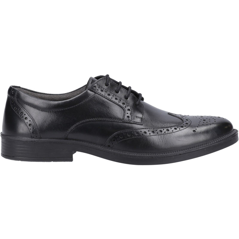 Hush Puppies Nolan Chaussures Richelieu Pour Hommes En Cuir Noir