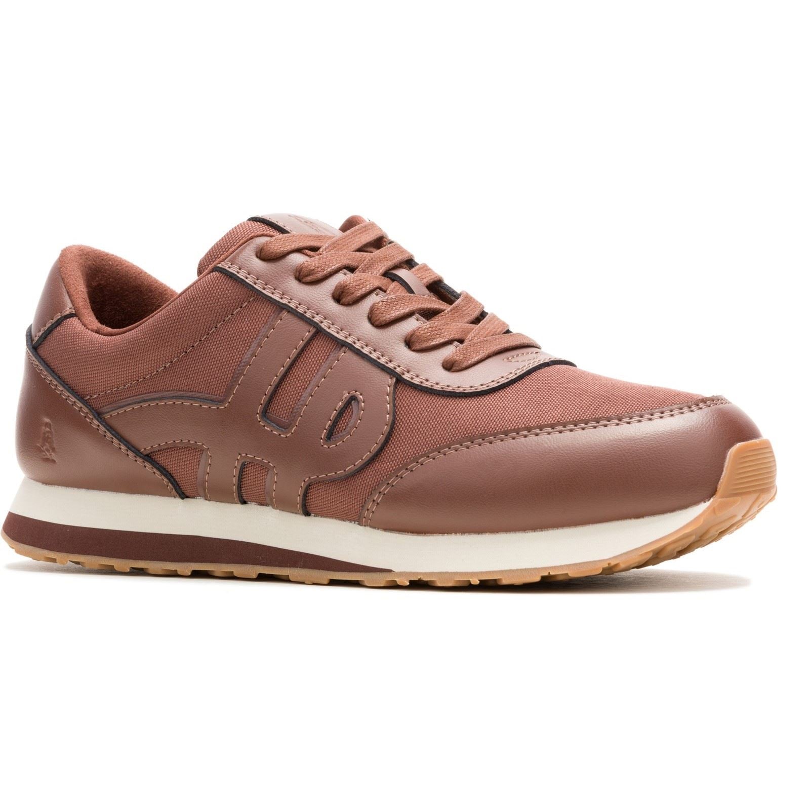 Hush Puppies Seventy8 Chaussures De Sport Cognac Pour Homme En Cuir