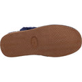 Hush Puppies Ashleigh Chaussons En Fausse Fourrure Pour Femmes, Bleu Marine