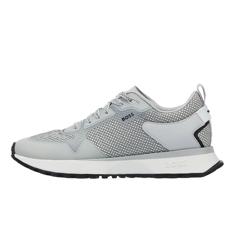 Boss Baskets Blanches Pour Hommes En Maille Jonah Running