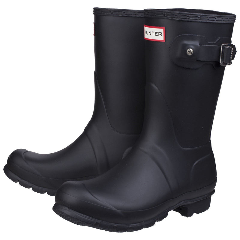 Hunter Original Short Bottes En Caoutchouc Pour Femmes, Noires