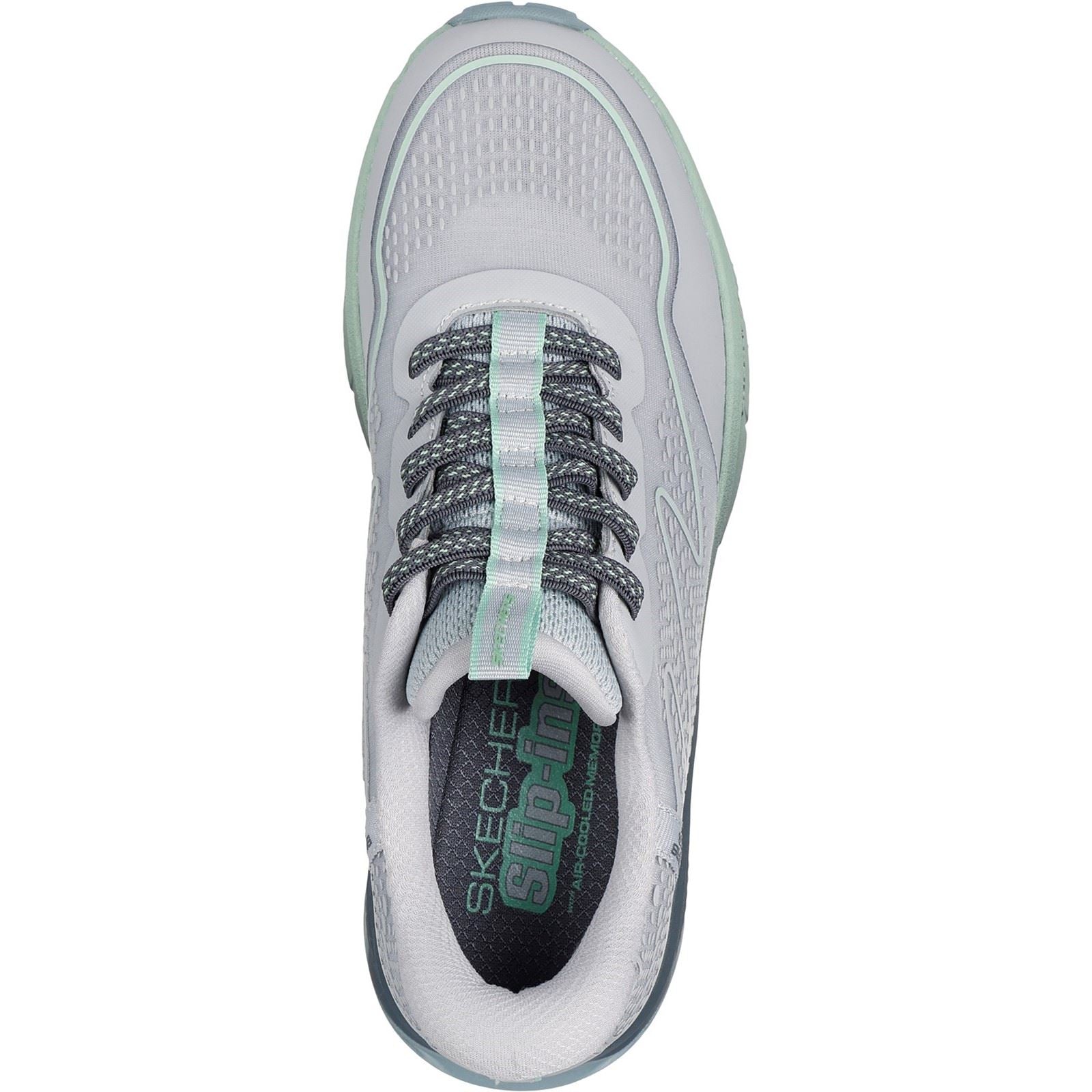 Skechers Switch Back Mist Bottes De Randonnée Pour Femme En Textile Gris/Vert