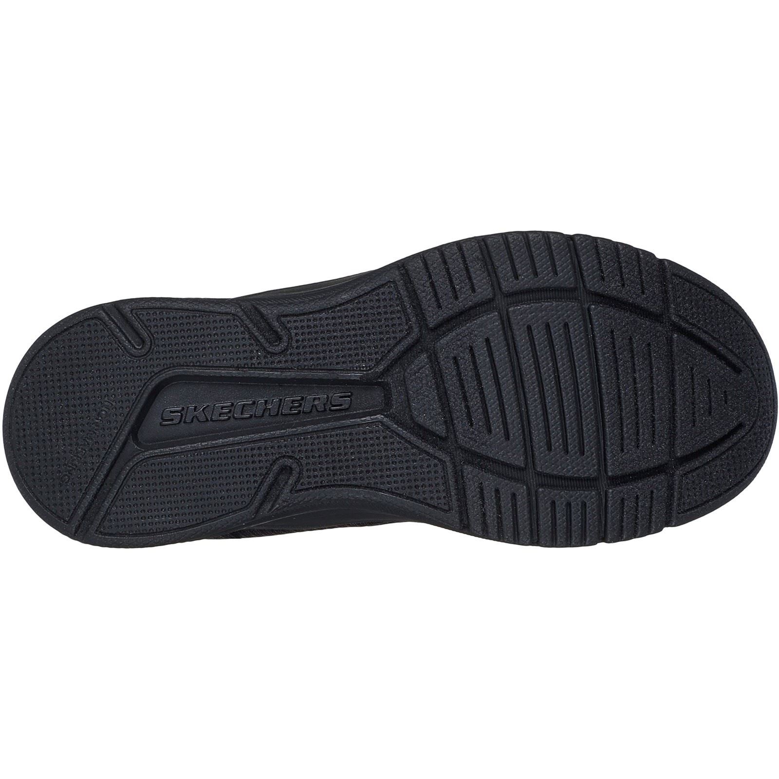 Skechers Microspec Advance Chaussures De Sport Noires Pour Filles