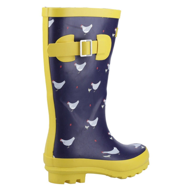Cotswold Farmyard Junior Bottes En Caoutchouc Avec Motif De Poulet