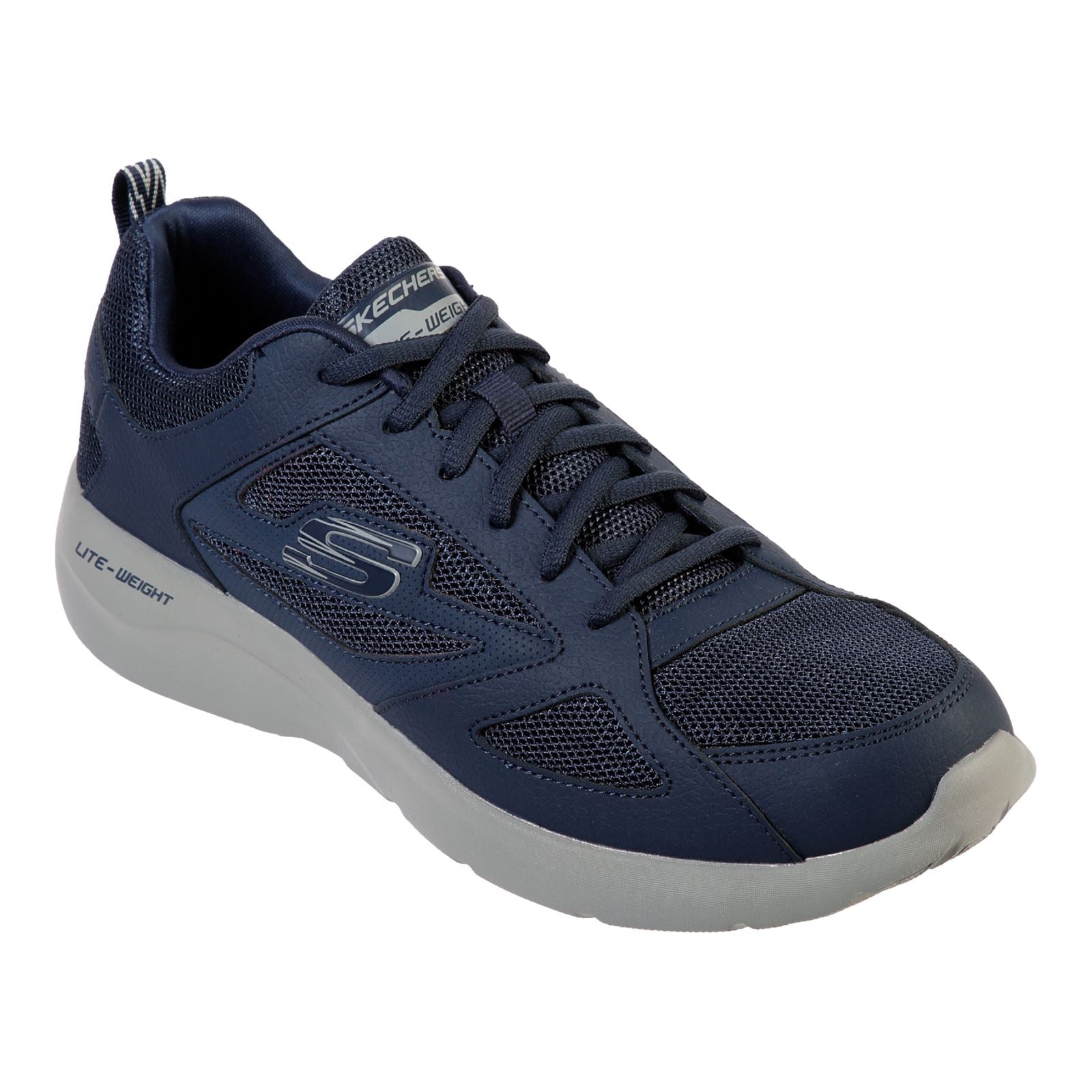 Skechers Dynamight 2.0 Baskets En Maille Pour Homme, Bleu Marine