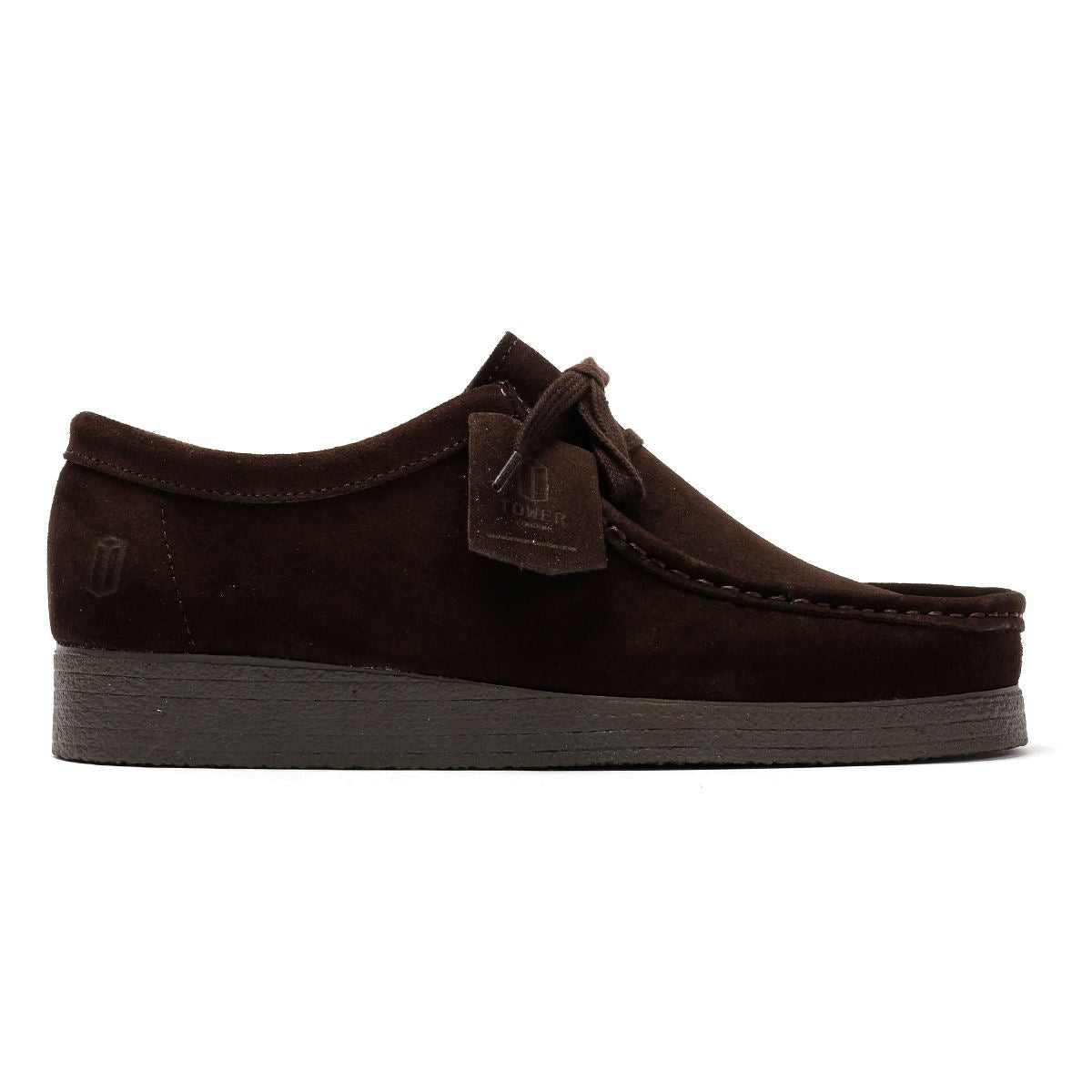 Tower Footwear Apache Chaussures Homme En Daim Marron À Lacets