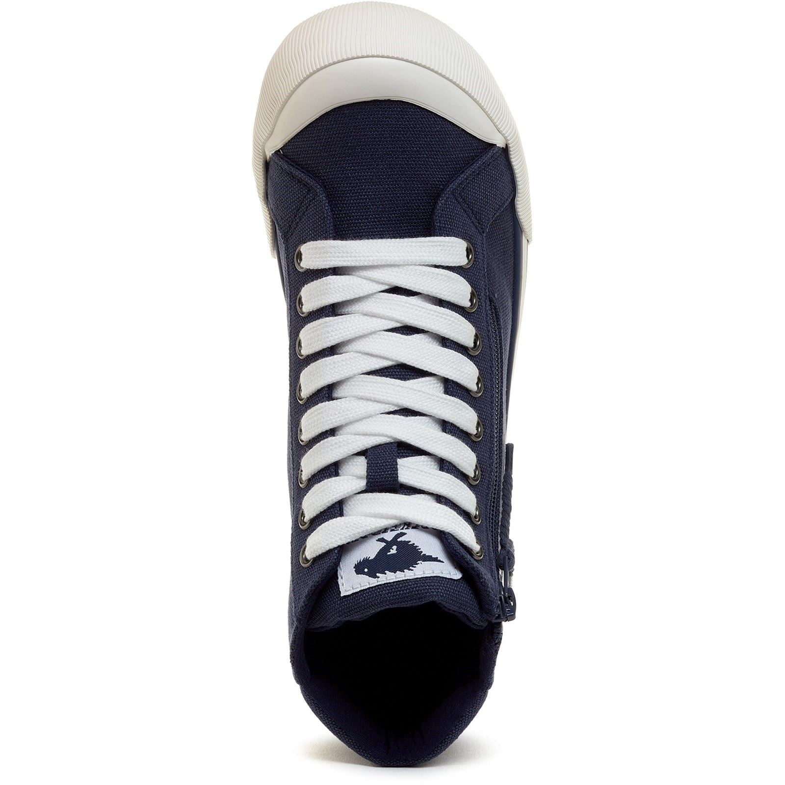 Rocket Dog Jazzin Hi Baskets En Coton Pour Femmes, Couleur Marine