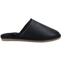 Hush Puppies Coady Chaussons Noirs Pour Homme En Daim
