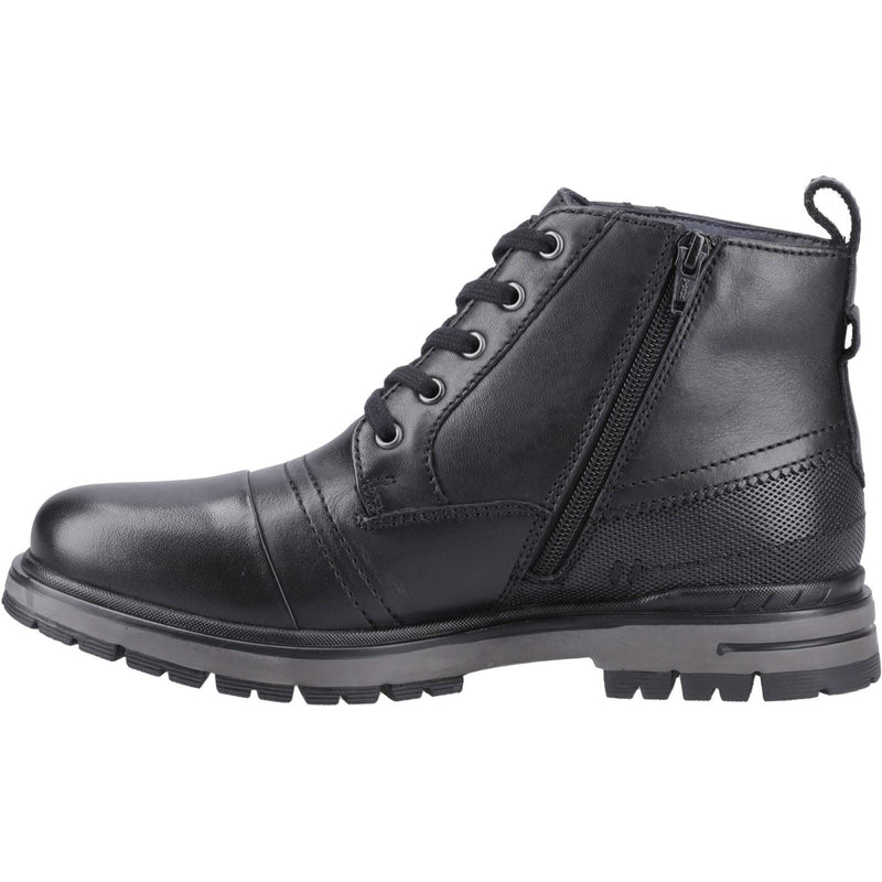 Pod Eros Bottes Noires En Cuir Pour Hommes