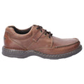Hush Puppies Randall II Chaussures En Cuir Marron À Lacets Pour Homme