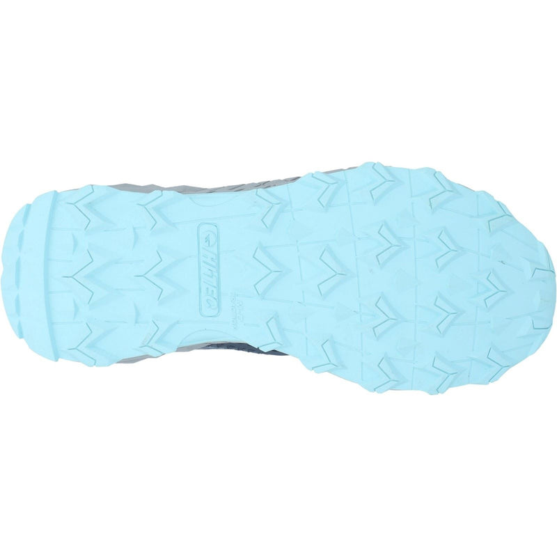 Hi-Tec Fuse Trail Low Chaussures De Sport Pour Femmes En Maille De Polyester Grisaille/flintstone