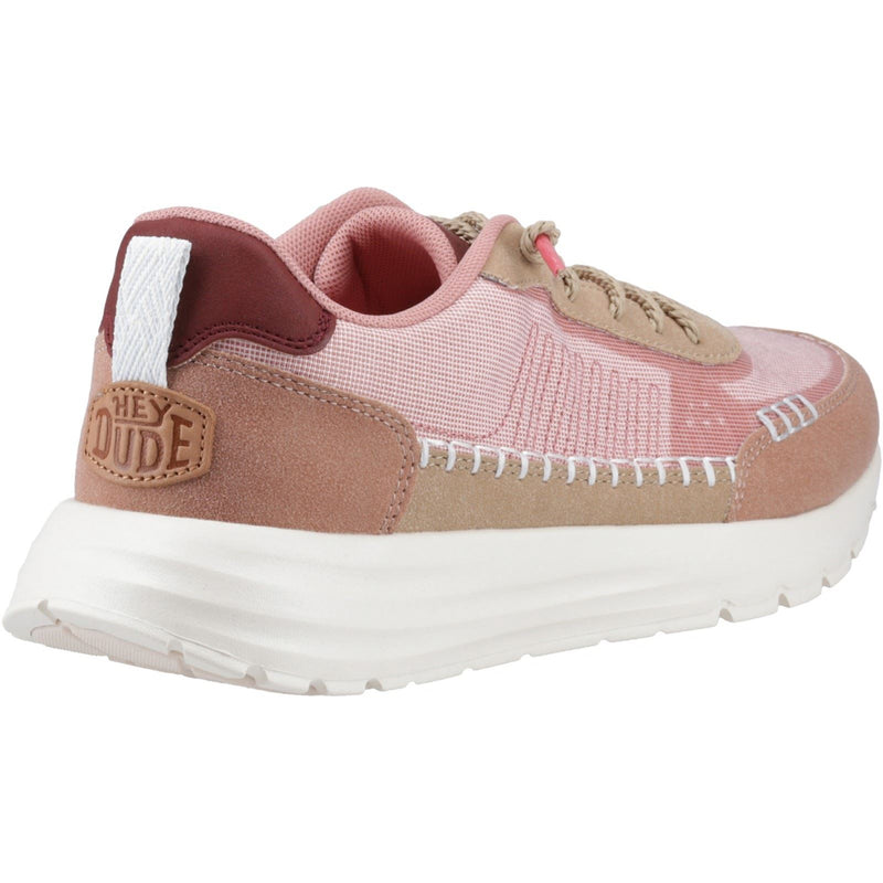 HEYDUDE Sirocco Alta Boho Sneakers Pour Femmes En Mélange De Polyester Rose