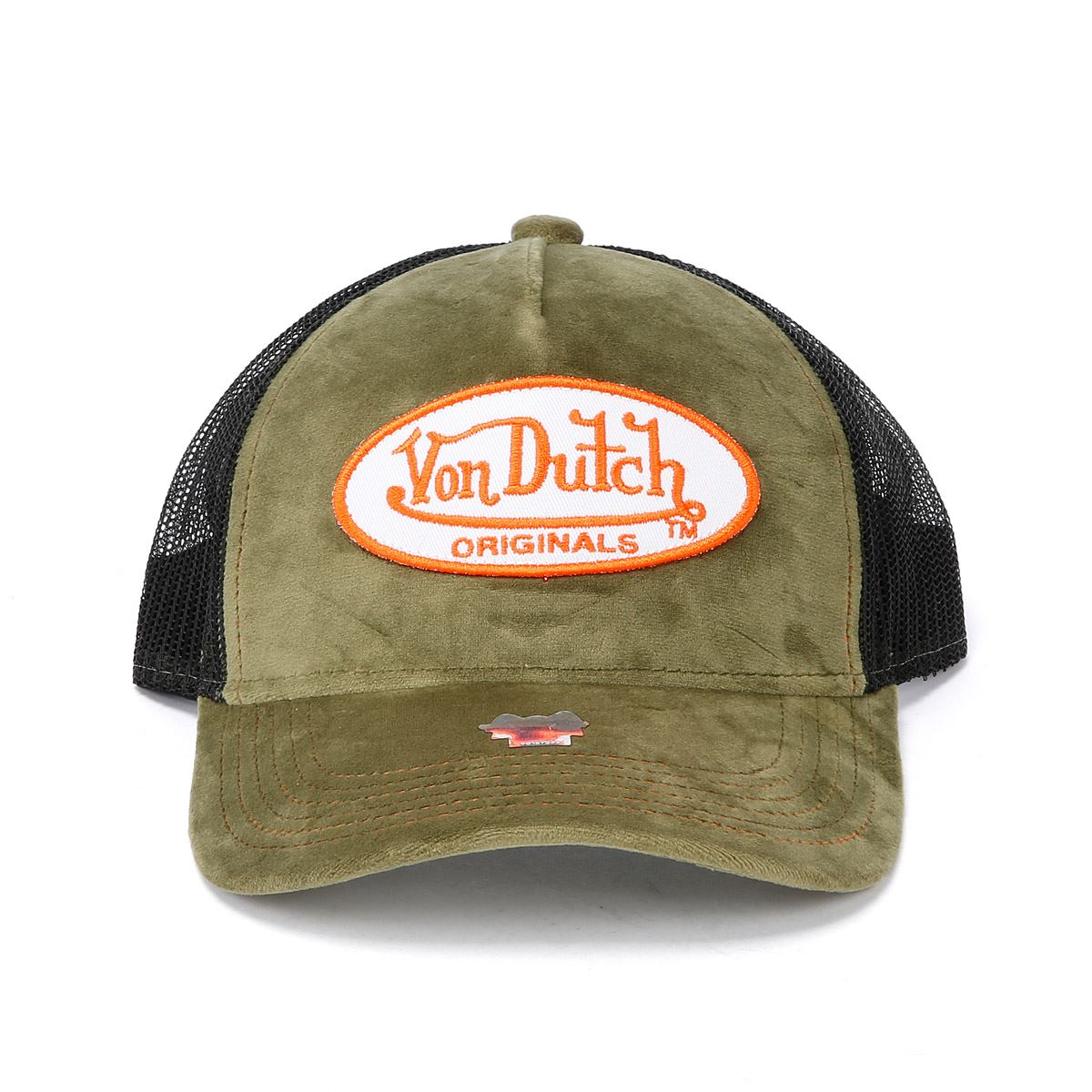 Von Dutch Trucker Kent Casquettes Kaki/Noir En Coton
